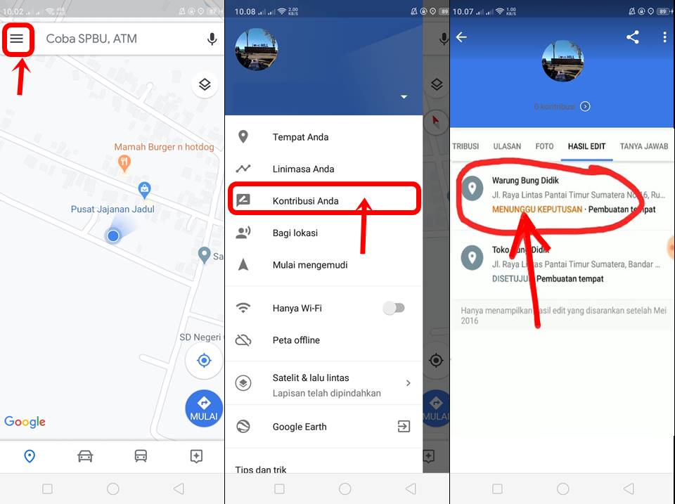 Cara mendaftarkan alamat pada google maps