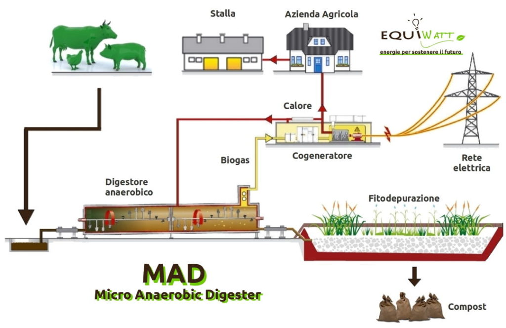 Biogas pembuatan proses impianto schema letame kotoran manfaat rimbakita processo ternak pengertian sejarah smaltimento dijadikan