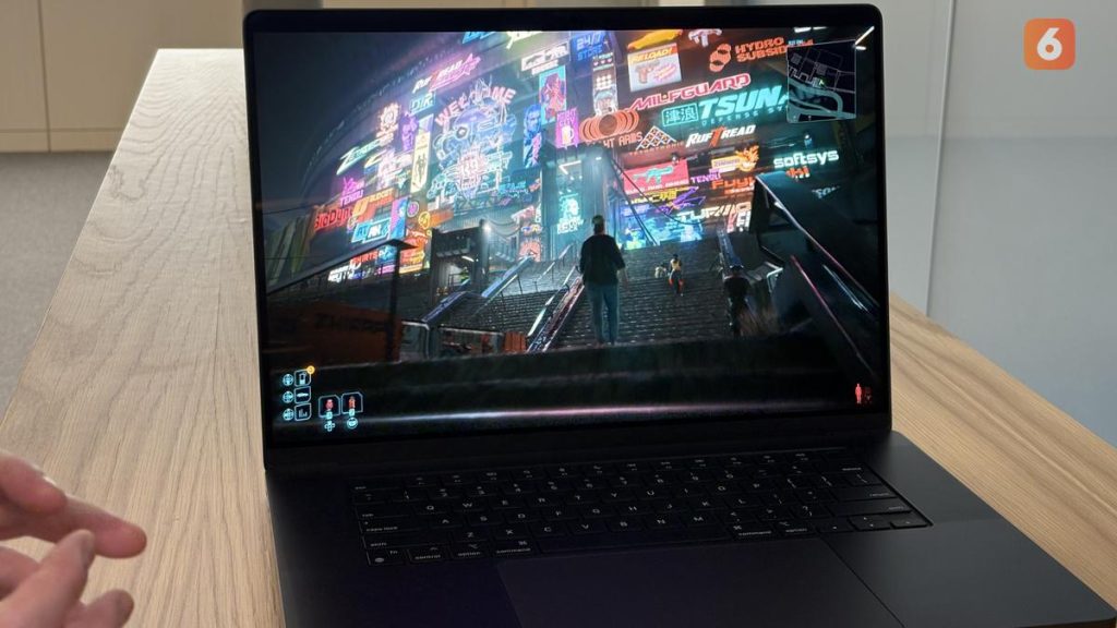 Terkejut! Cyberpunk 2077 di MacBook Pro 120 FPS Tanpa Charger