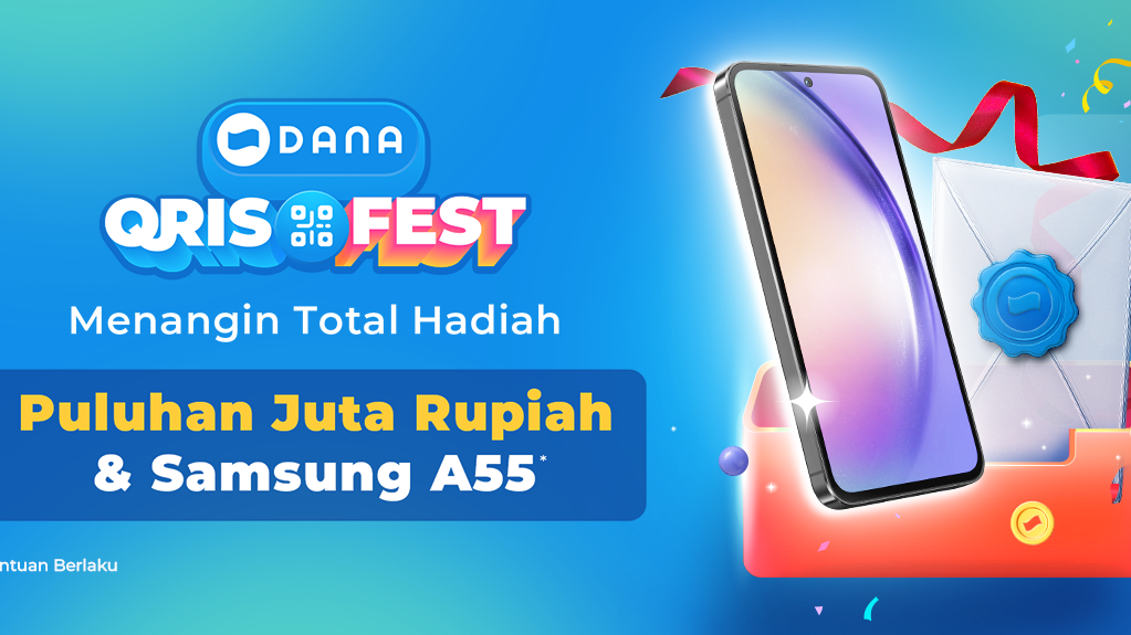 Transaksi DANA QRIS Raih Samsung A55 & Hadiah Jutaan!